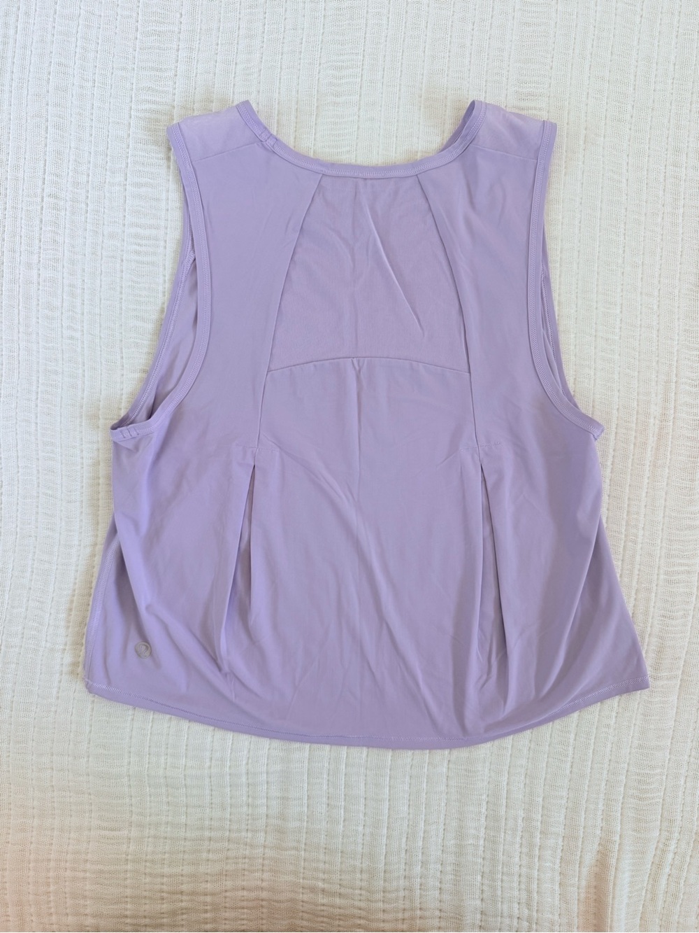 Lululemon Lavender Mesh Back Running Tank Top Size Small